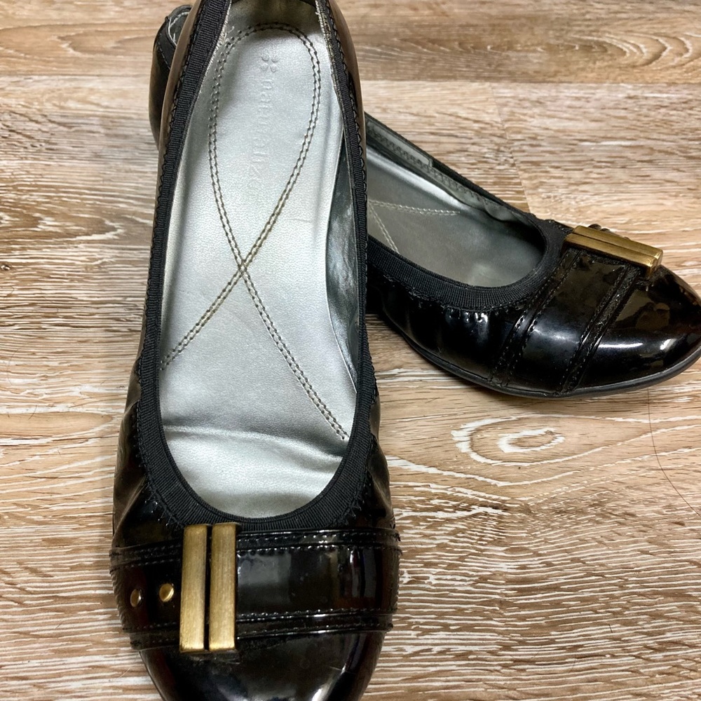Naturalizer Black shiny flats - Picture 2 of 7